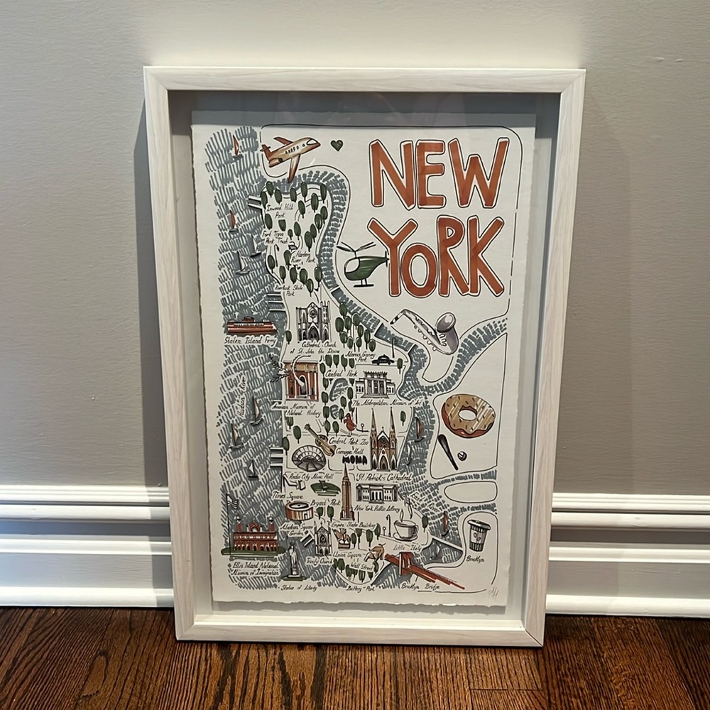 New York Map Photo